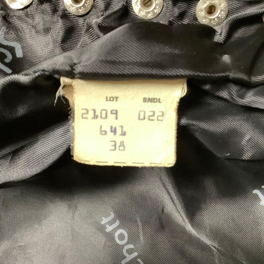 Schott スタッズ付きレザーシングルライダースジャケット K-321 メンズ