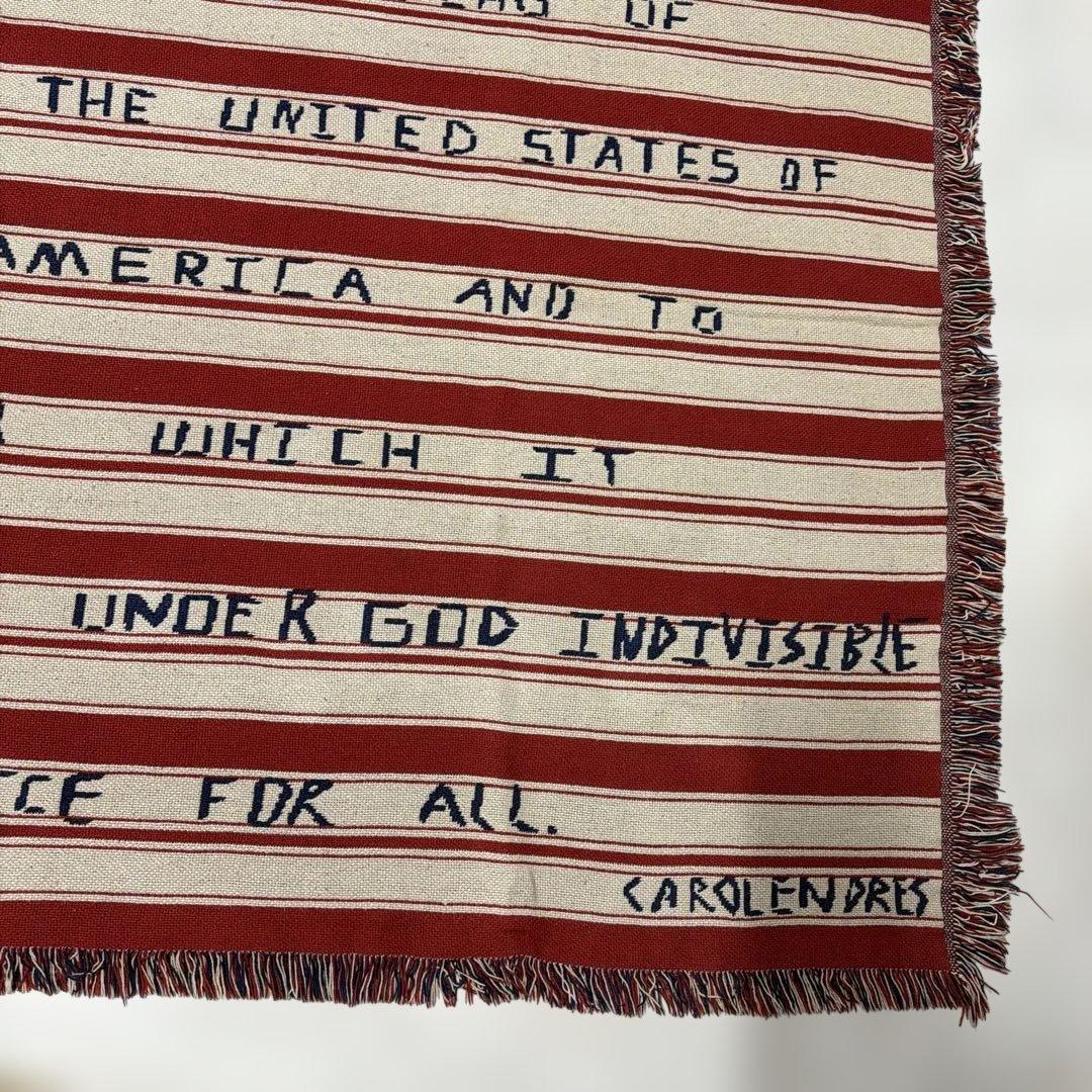 国旗　星条旗　マルチカバー　ソファカバー　ヴィンテージラグ　123x190