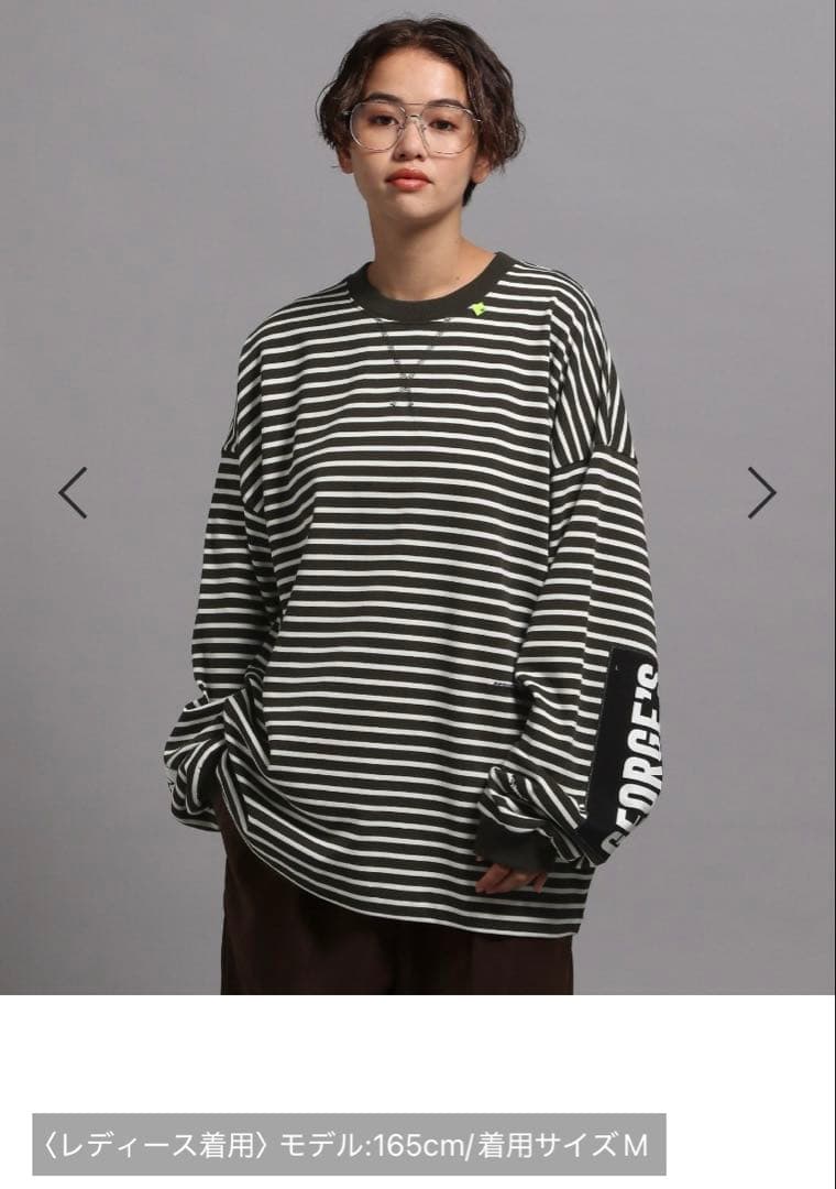 新品 E'S ボーダーロンT2 L