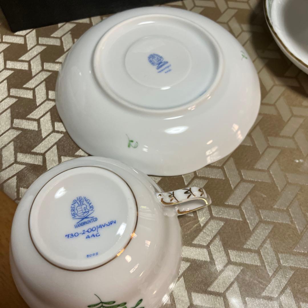 ゆかりん　未使用品　ヘレンド　ペア　カップ&ソーサー