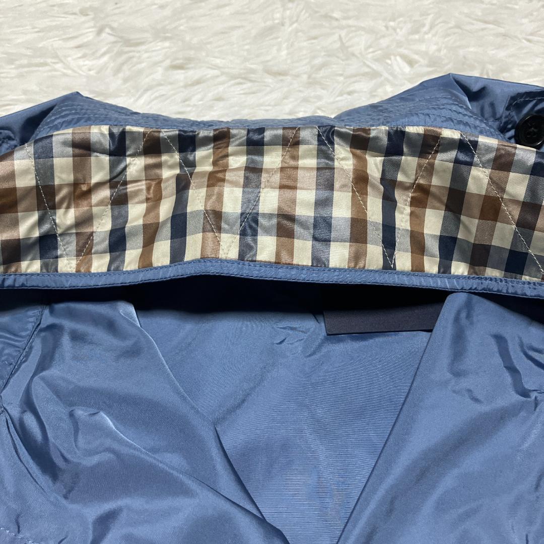 【新品・未使用】Aquascutum アクアスキュータム　トレンチコート　ブルー
