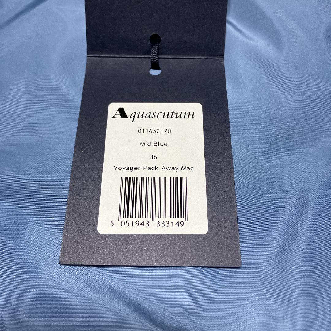 【新品・未使用】Aquascutum アクアスキュータム　トレンチコート　ブルー