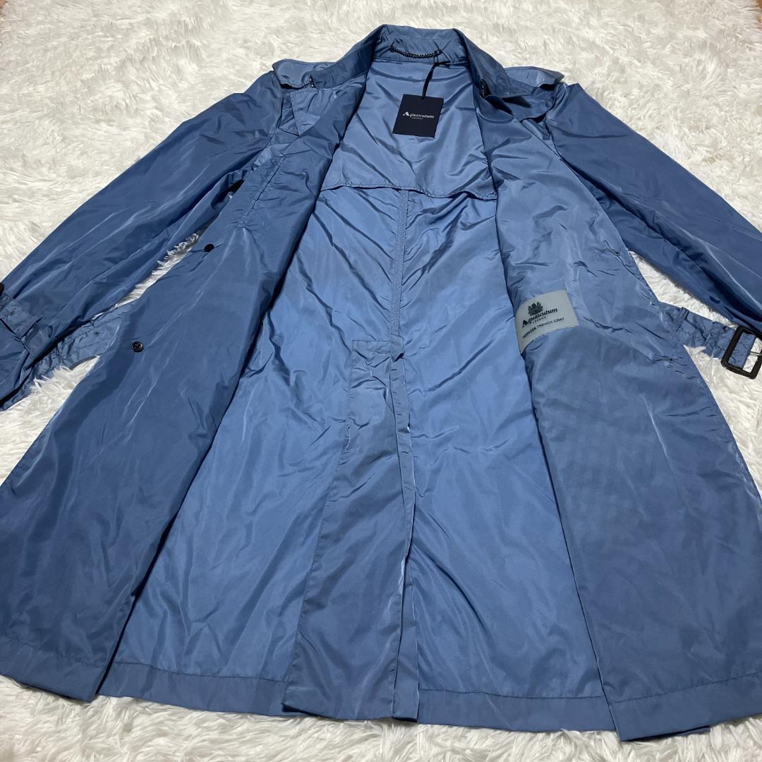 【新品・未使用】Aquascutum アクアスキュータム　トレンチコート　ブルー