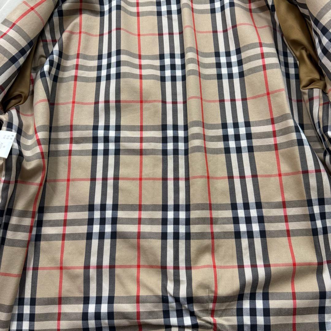Burberry's ステンカラーコート ノバチェック 比翼 ベージュ