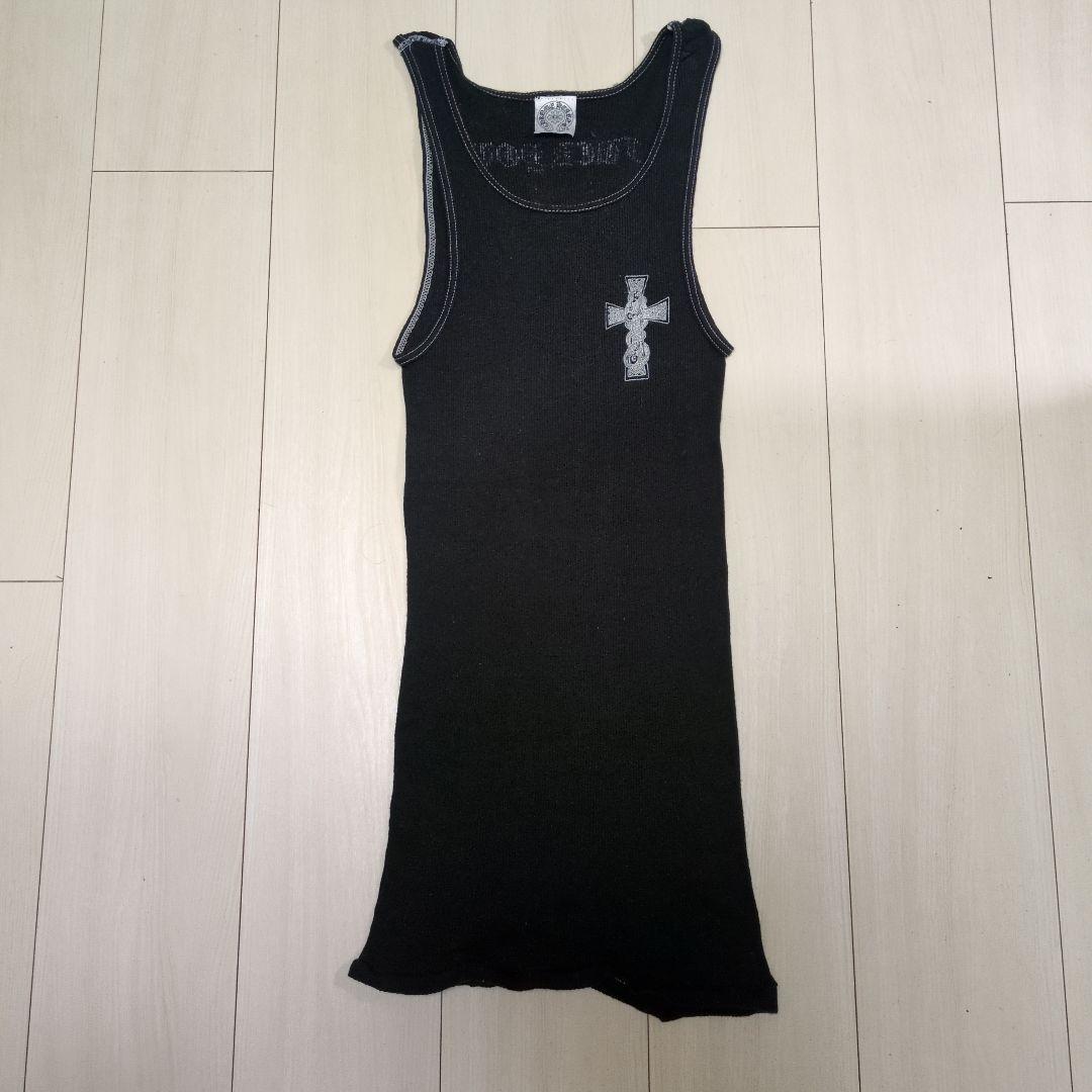 クロムハーツ　タンクトップ　ケルティッククロス　ブラック　サイズM