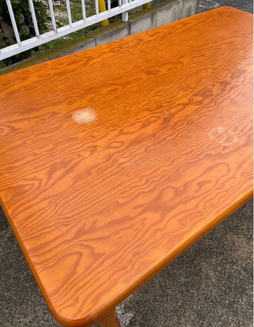 オールパイン　人気のカントリー　無垢材　ダイニングテーブル
