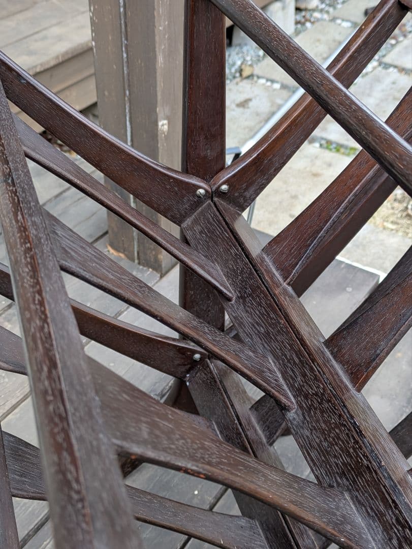 オールドマルニ　マガジンラック　2段　ヴィンテージ　マルニモッコウ　昭和レトロ