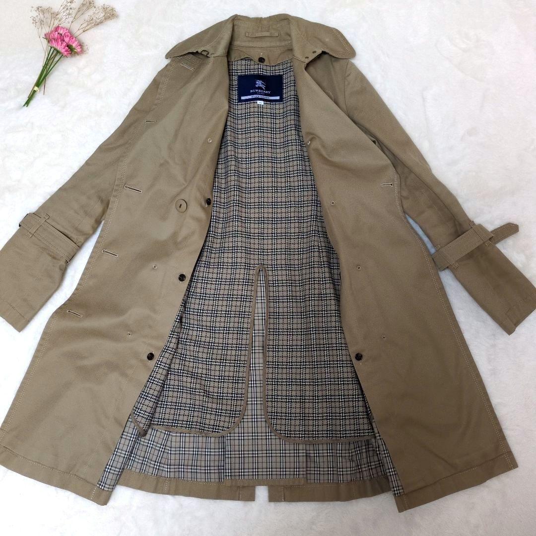 BURBERRY BLUE LABEL トレンチコート 34 チェックライナー付