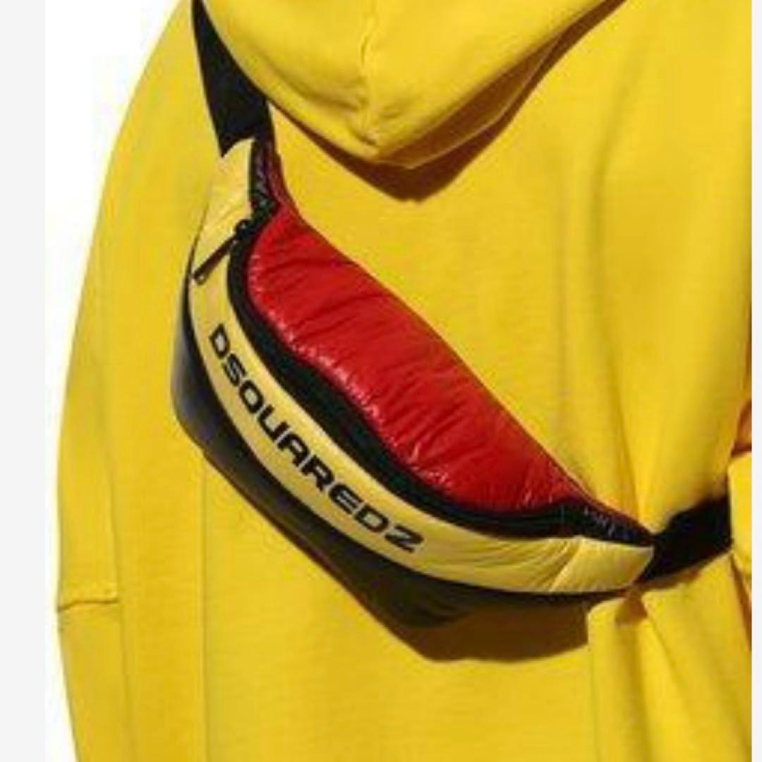 【新品】ディースクエアード　ボディーバック　ヒップバック　ワックス加工