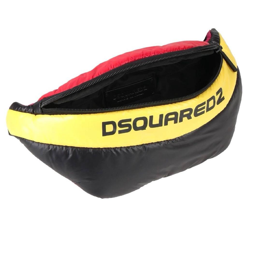 【新品】ディースクエアード　ボディーバック　ヒップバック　ワックス加工