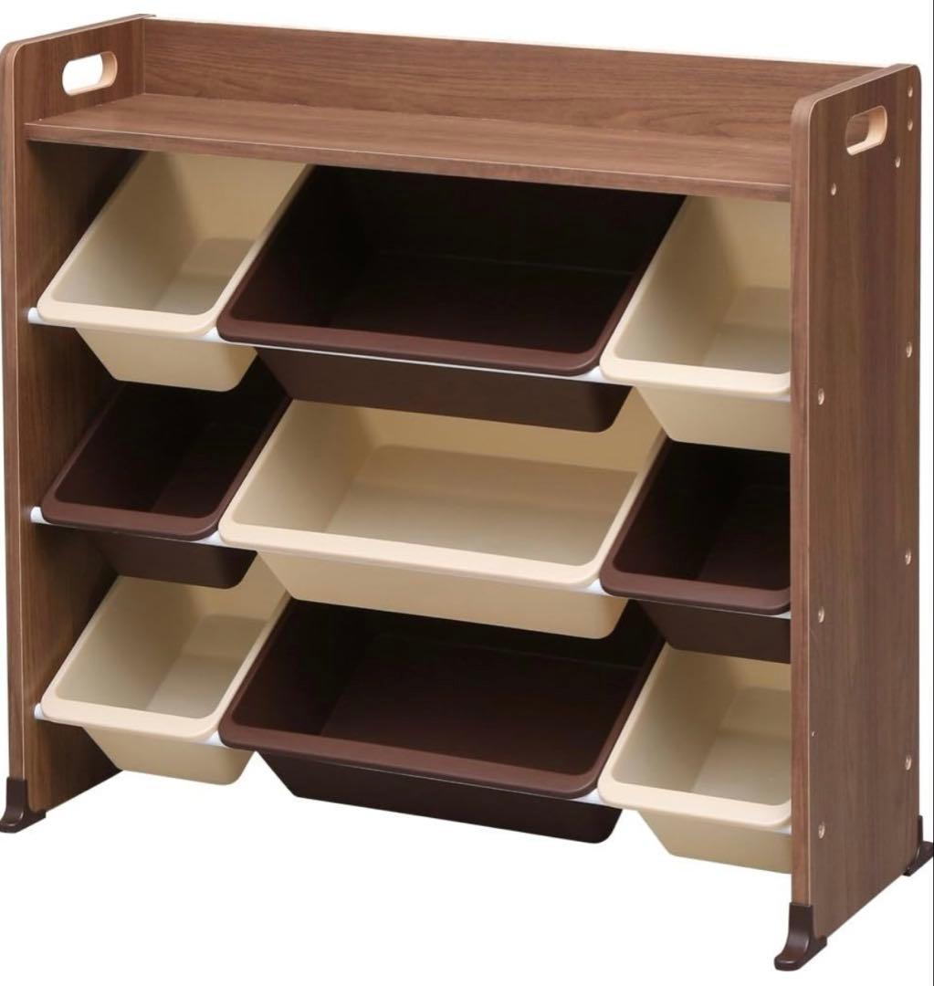 【新品】おもちゃ箱 天板付き キッズ トイハウスラック