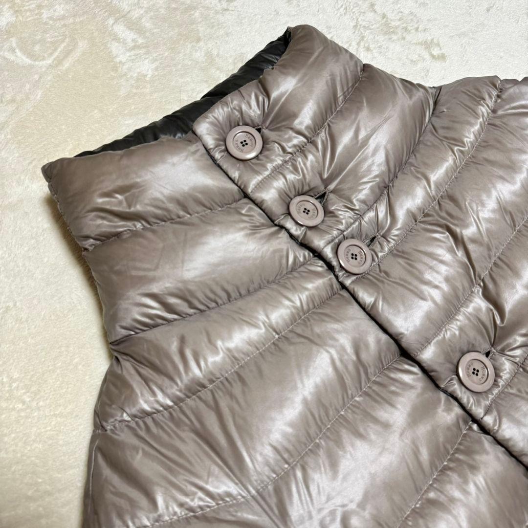 ヘルノ ハイネック リバーシブル ダウンジャケット 38