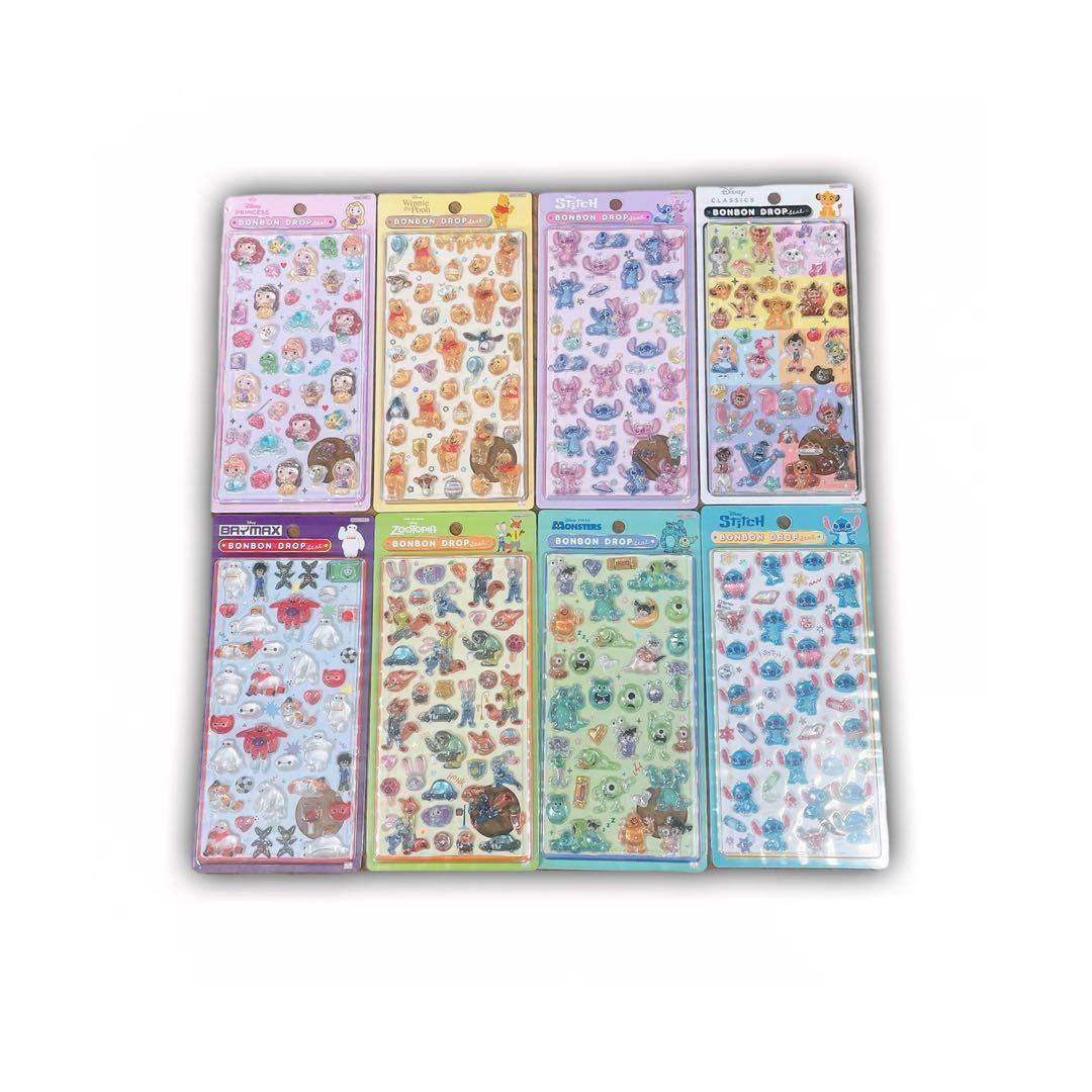 ボンボンドロップシール　ディズニー　正規品　８枚セット