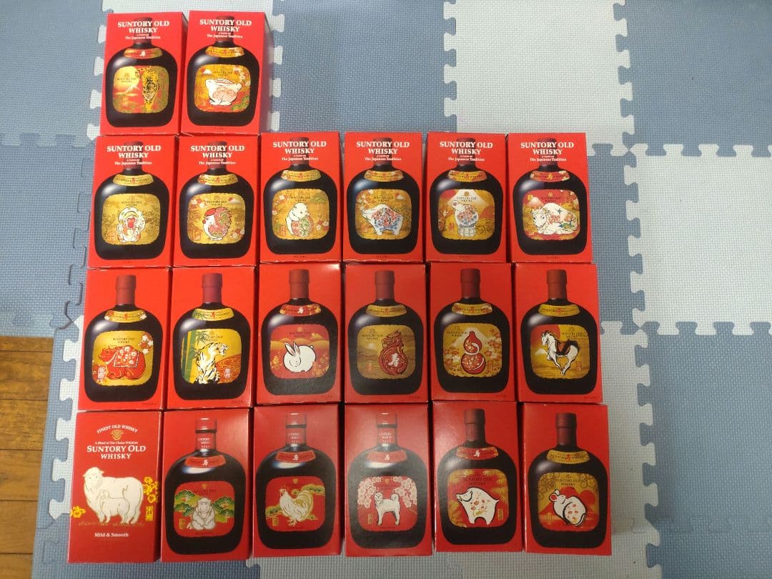 サントリーオールドウイスキー干支ラベル 20本セット