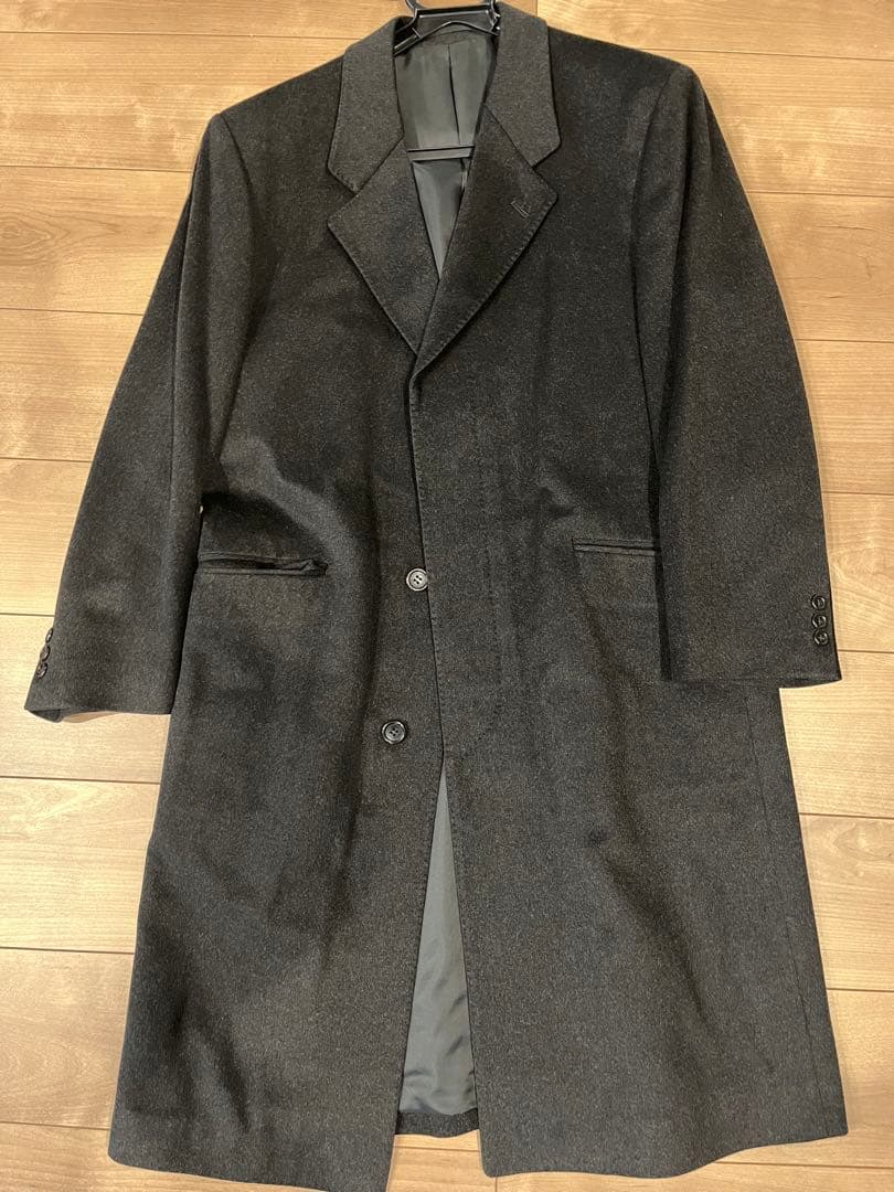 【‼️本日以降値上げします‼️】カシミヤ100% 日本製　メンズ　M ロングコート