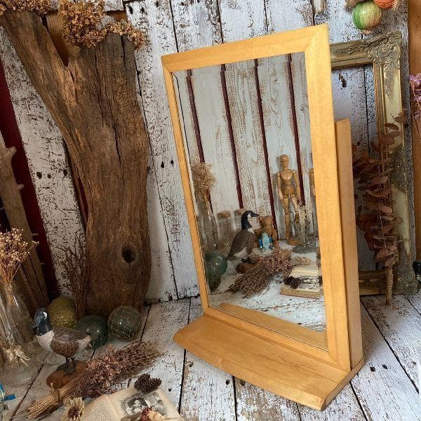 ヴィンテージ*メーベルトーコー*大型 スタンドミラー *コンソールミラー置き 鏡