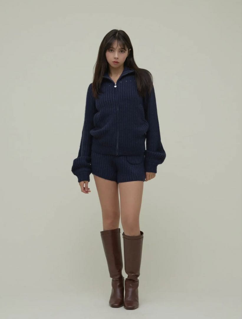 トップス Andmary Mary logo knit set up