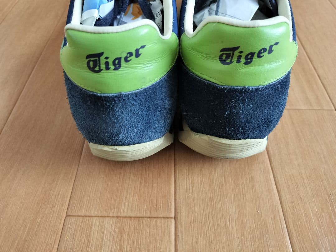 日本製　 Onitsuka Tiger　スニーカー　ネイビー/グリーン 超美品
