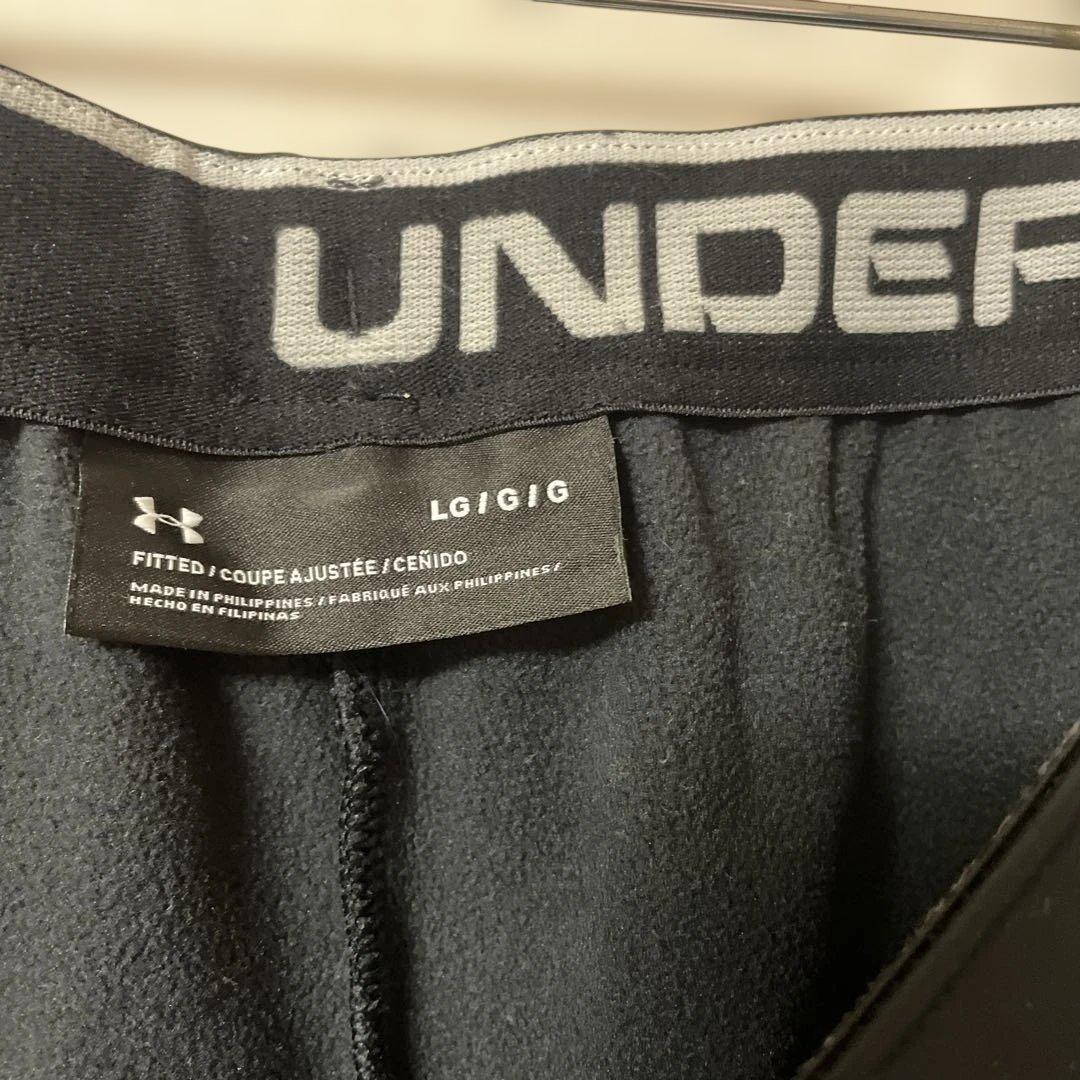 アンダーアーマー ウィンターニット　上下セット ブラック　ジャージ