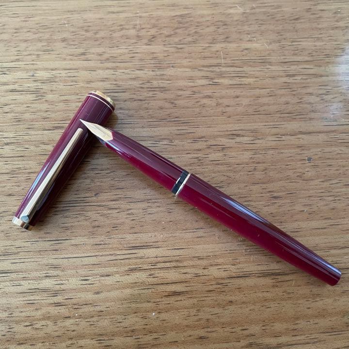 MONTBLANC モンブラン 万年筆 585 14K えんじ