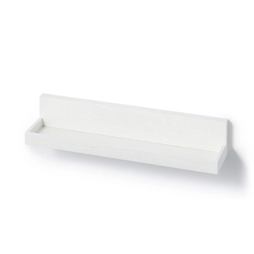 美品 無印良品 壁に付けられる家具 4点セット 壁 家具 ライトグレー