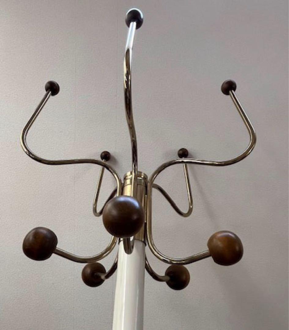 レトロモダン　コートハンガー　ミッドセンチュリー　70's ヴィンテージ　白