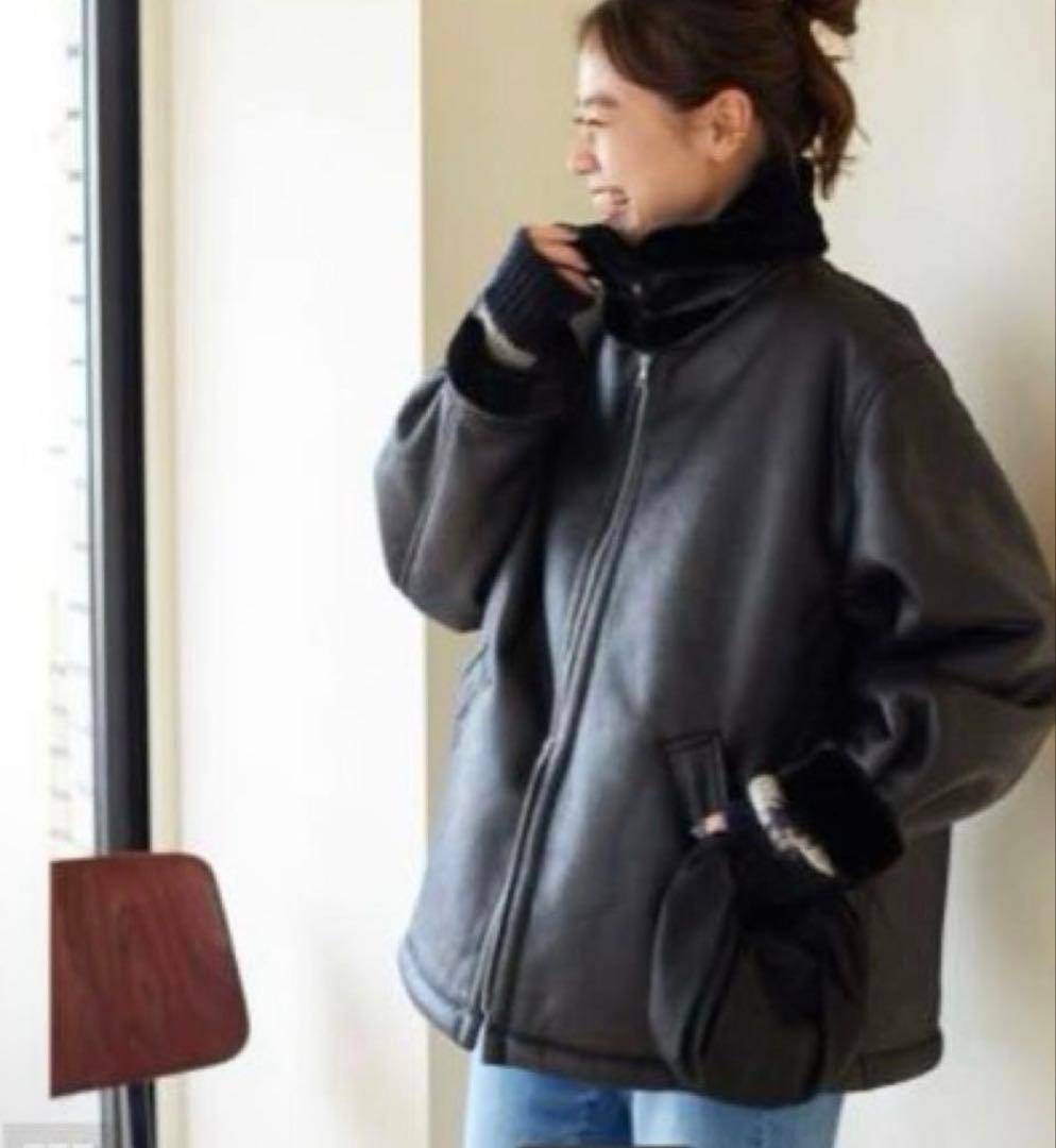 ジャーナルスタンダード　relume フェイクムートン　ジャケット