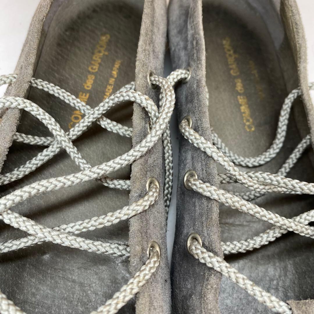 COMME des GARCONS スエードシューズ グレー