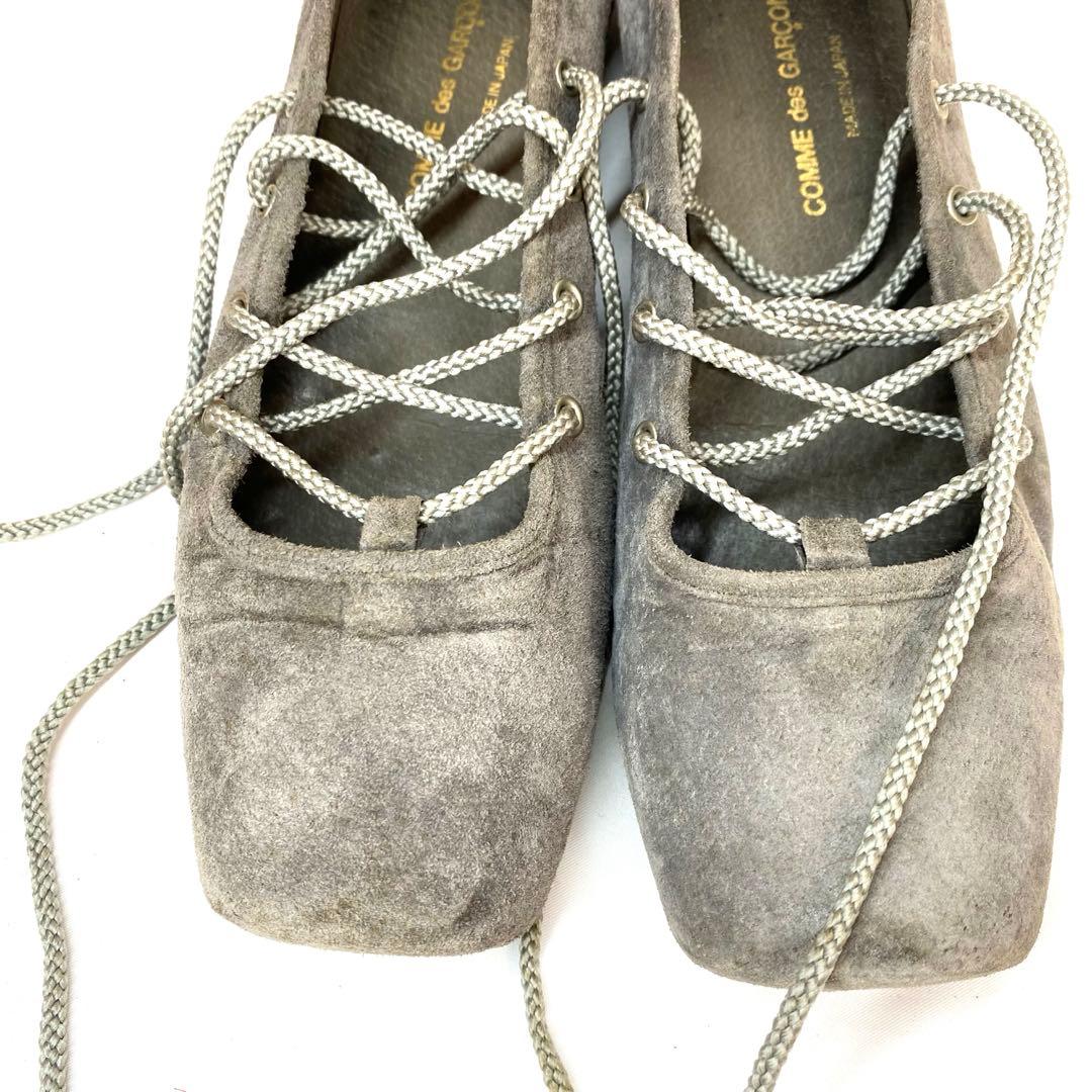 COMME des GARCONS スエードシューズ グレー