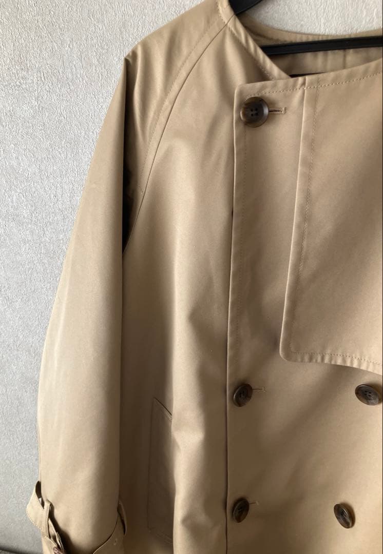 ジャーナルスタンダード トレンチコート C/PEギャバノーカラーショートトレンチ