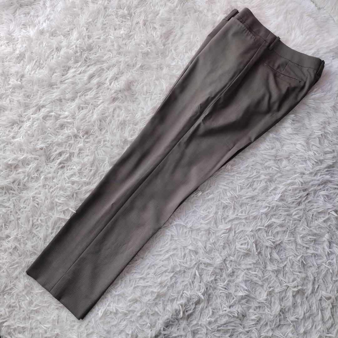 ヒルトン セットアップ パンツスーツ 13 XL グレー 背抜き マルゾット