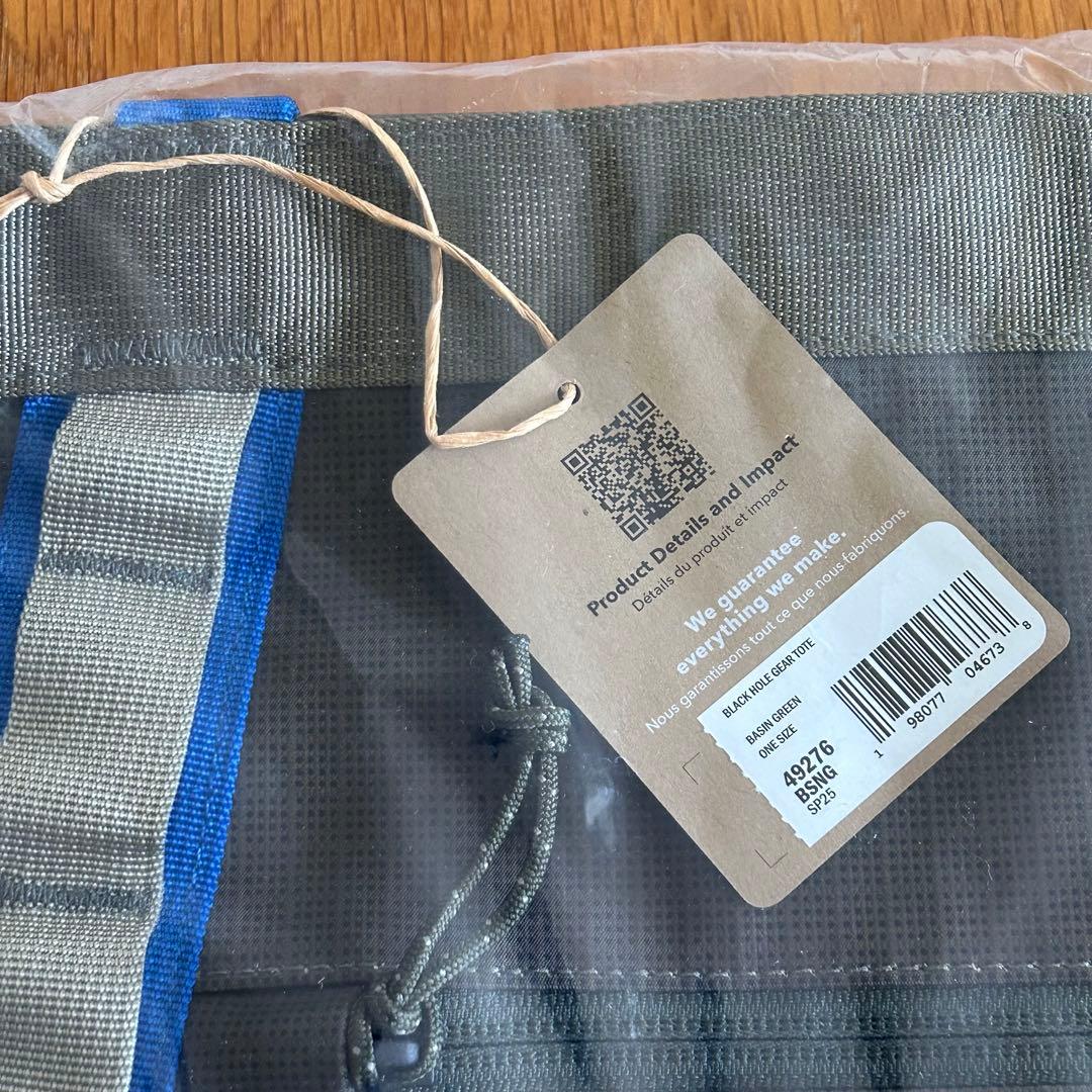 K*9様 完売レア入手困難！新品未使用品！パタゴニア ブラックホール　ギアトート