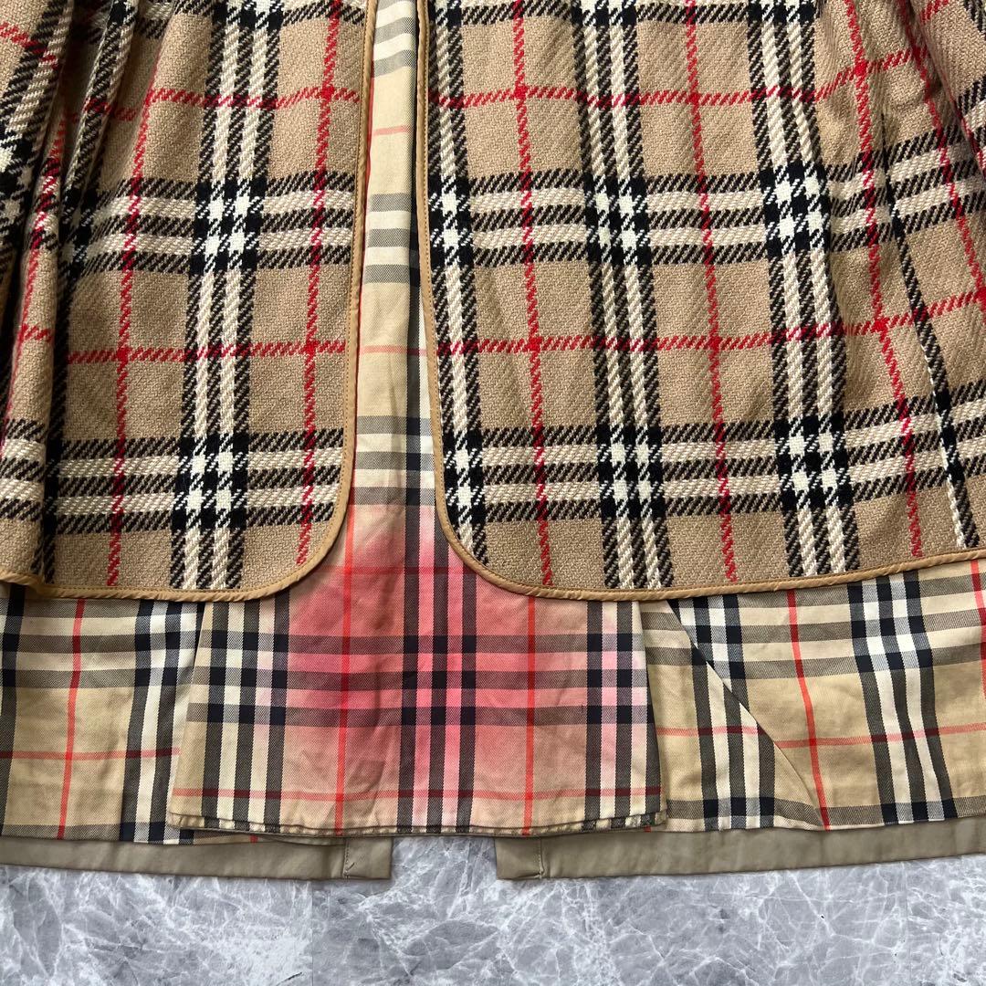 バーバリー♡トレンチコート　ベルト　ライナー　カーキ　ノバチェック　L相当