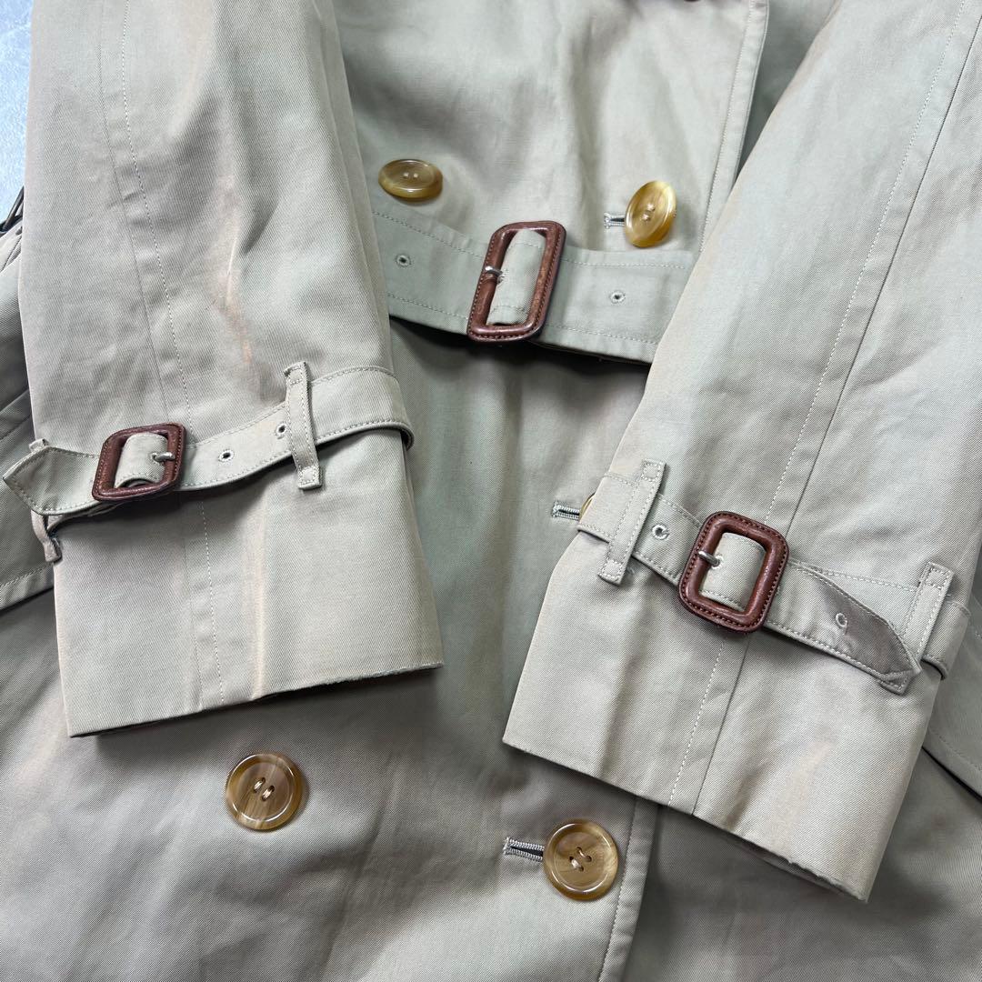 バーバリー♡トレンチコート　ベルト　ライナー　カーキ　ノバチェック　L相当