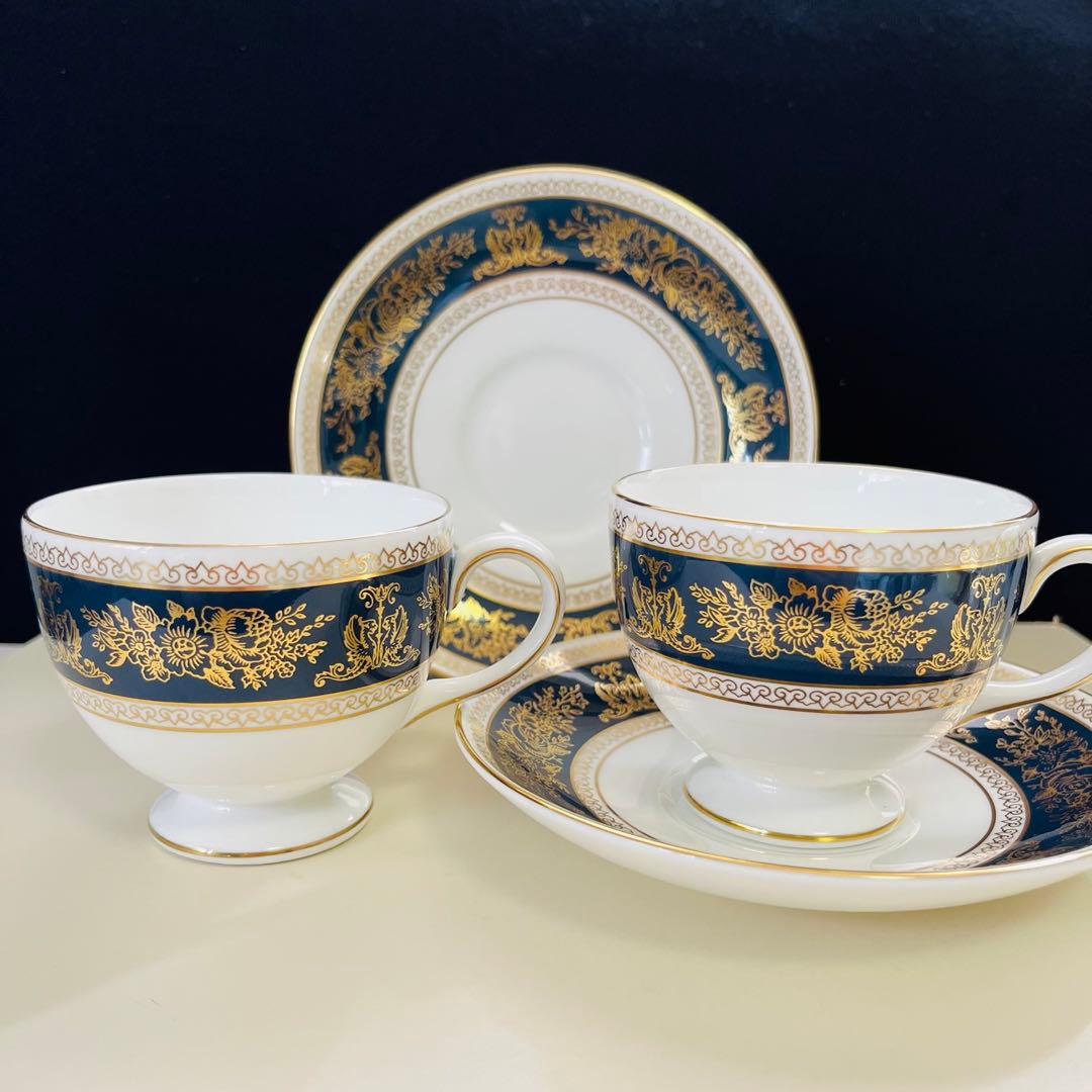 ウェッジウッド　コロンビアブルー　リーカップ 2客