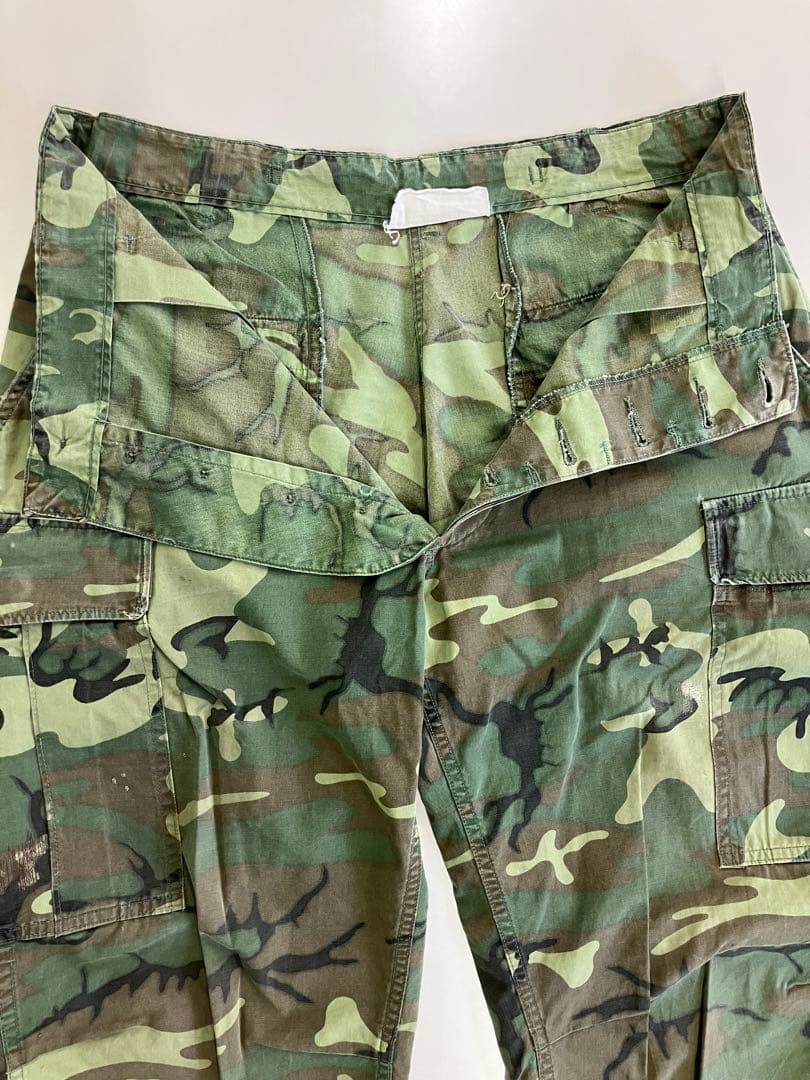 米軍実物 60's ERDL ノンリップ ファティーグパンツ M-R