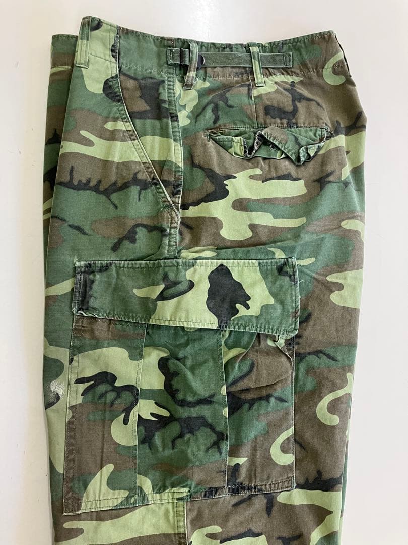 米軍実物 60's ERDL ノンリップ ファティーグパンツ M-R
