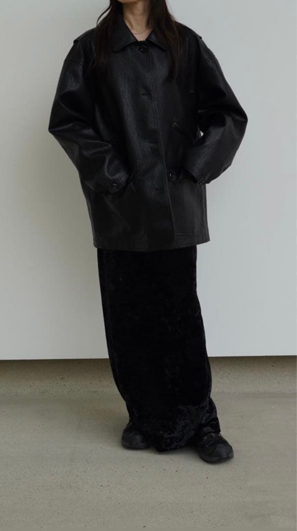 Eco leather jacket エコレザージャケット