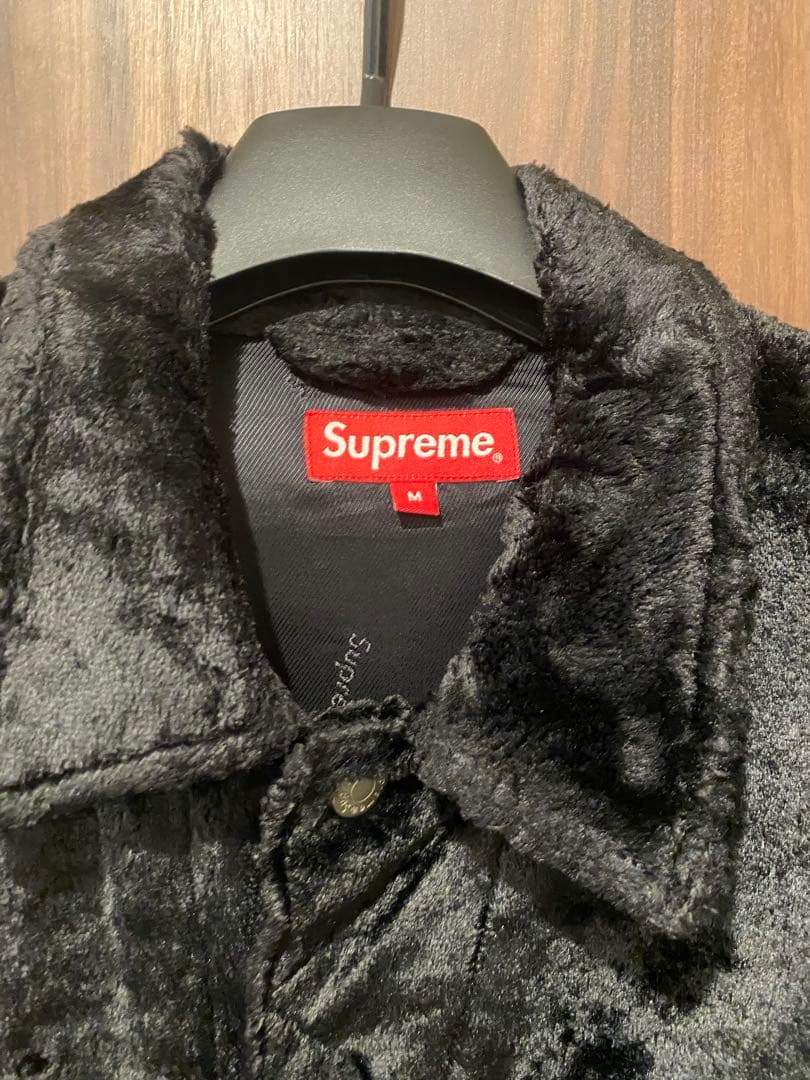 ジャケット・アウター Supreme Fuzzy Pile Trucker Jacket