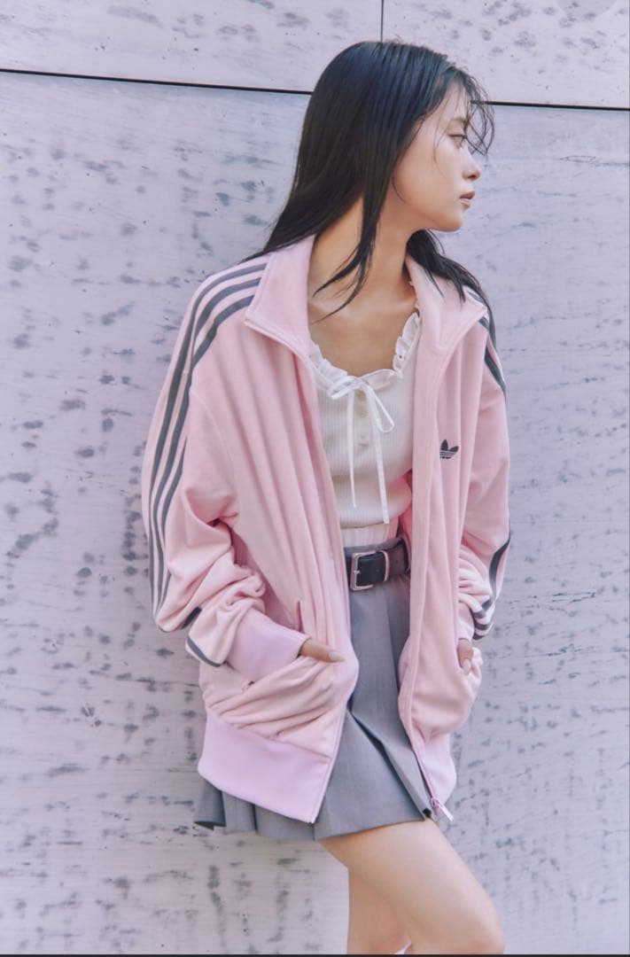 新品⭐︎adidas Originals for SNIDEL ピンク　ジャージ
