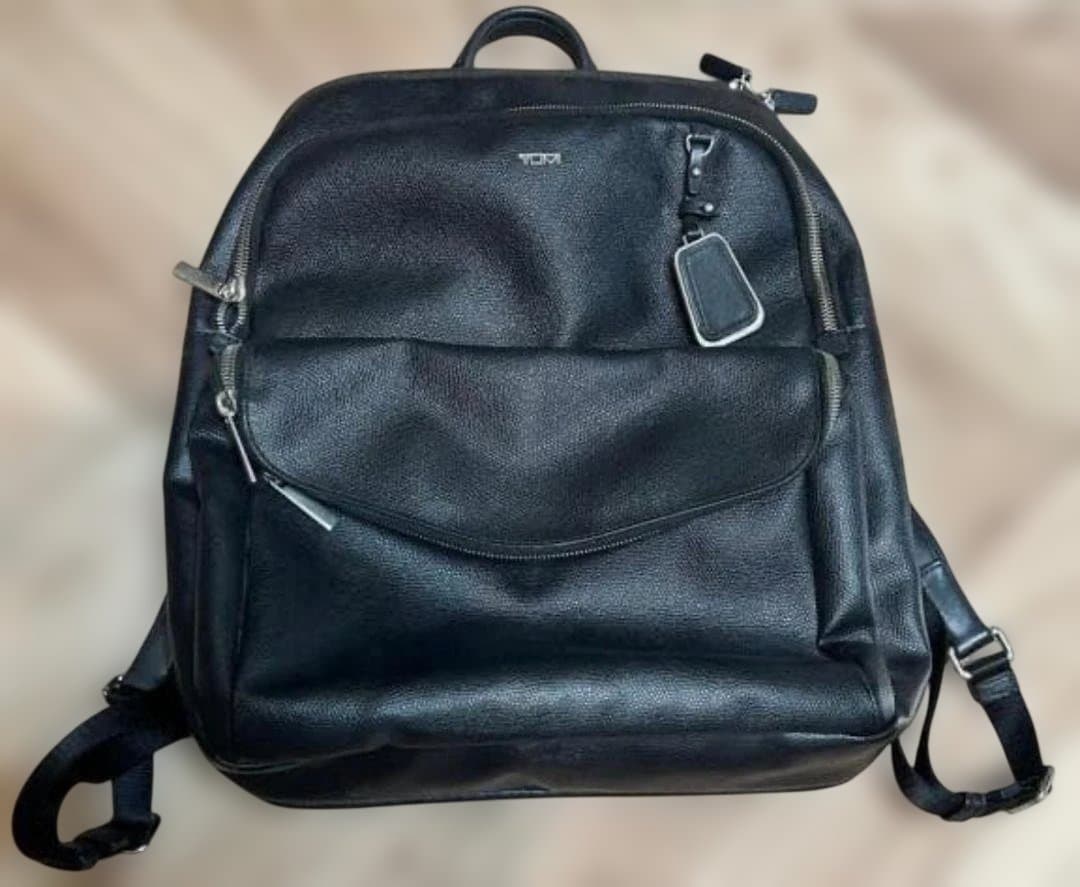 【定価9万】TUMI トゥミ レザー バックパック 黒 リュック
