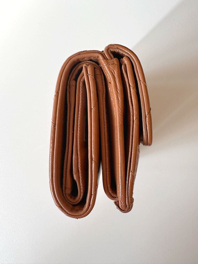 CHANEL♡ブラウン 三つ折り財布