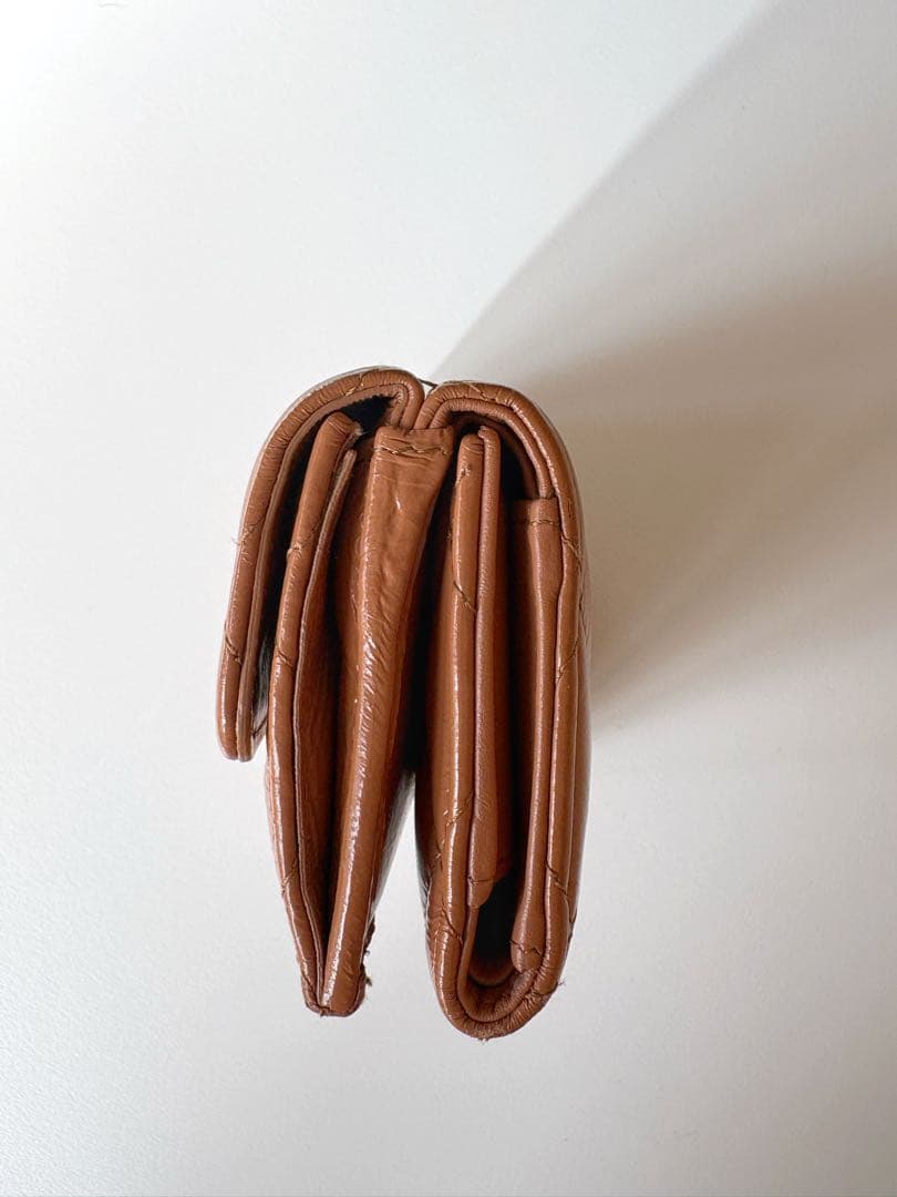 CHANEL♡ブラウン 三つ折り財布