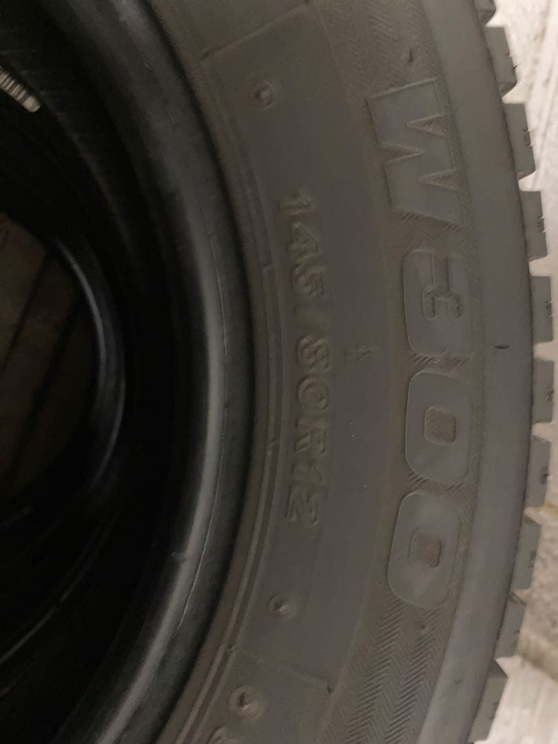 ブリヂストン スタッドレスタイヤ 145/80R12 4本セット