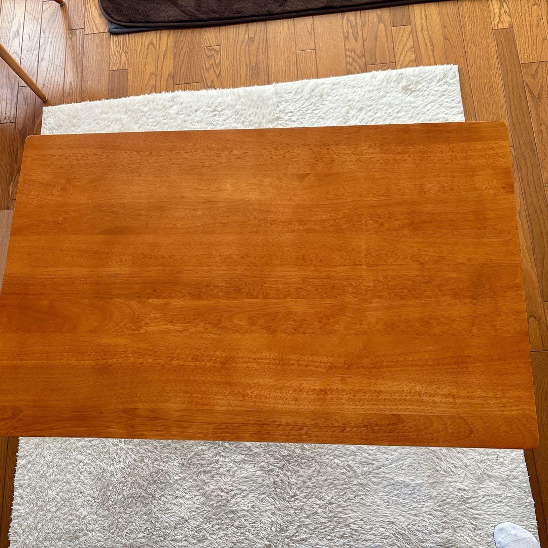 美品】天然木 折りたたみ デスク チェア セット 椅子 テーブル ワークスタディ