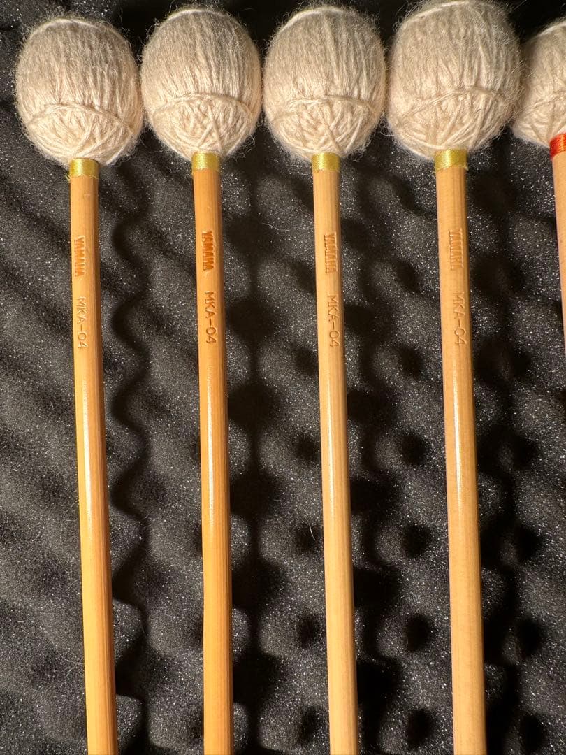 マリンバマレット　ヤマハ　安倍圭子モデル　12本セット