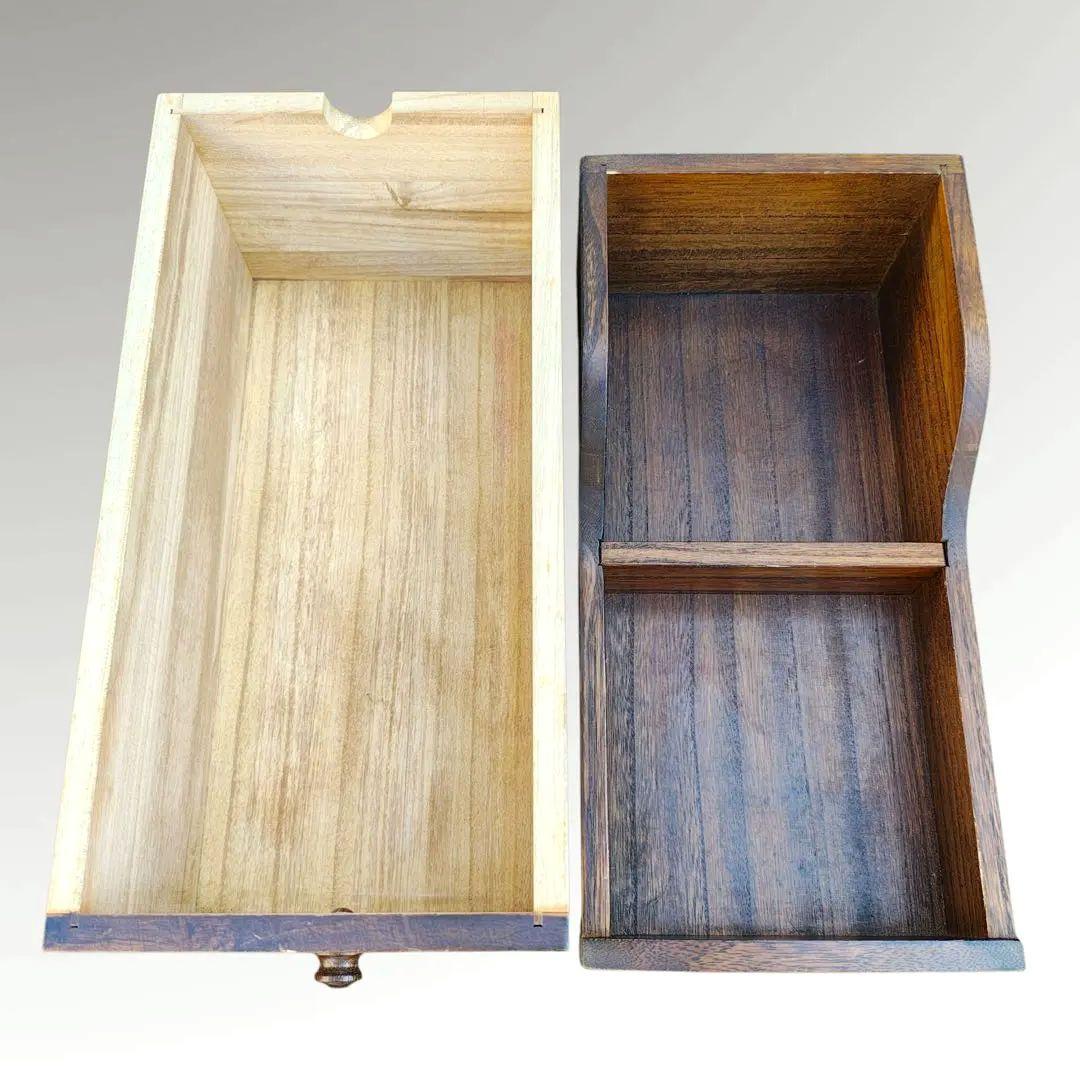 松永工房 IDC大塚家具 ヴィンテージ 両袖 三面鏡 ドレッサー ナラ材