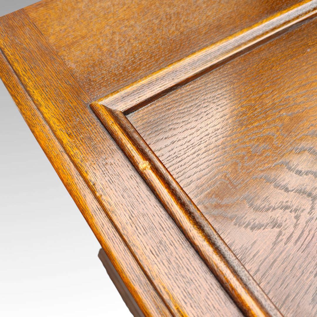 松永工房 IDC大塚家具 ヴィンテージ 両袖 三面鏡 ドレッサー ナラ材