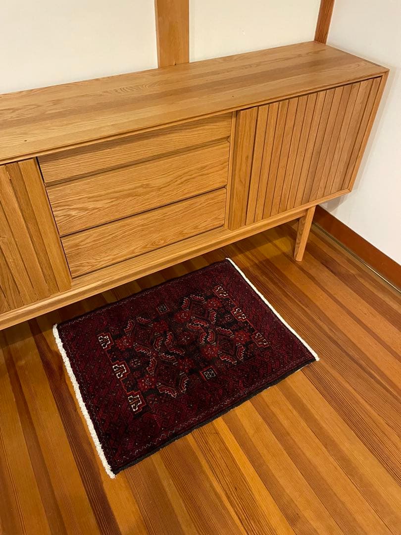 ウール製ペルシャ風ラグ 60x90cm