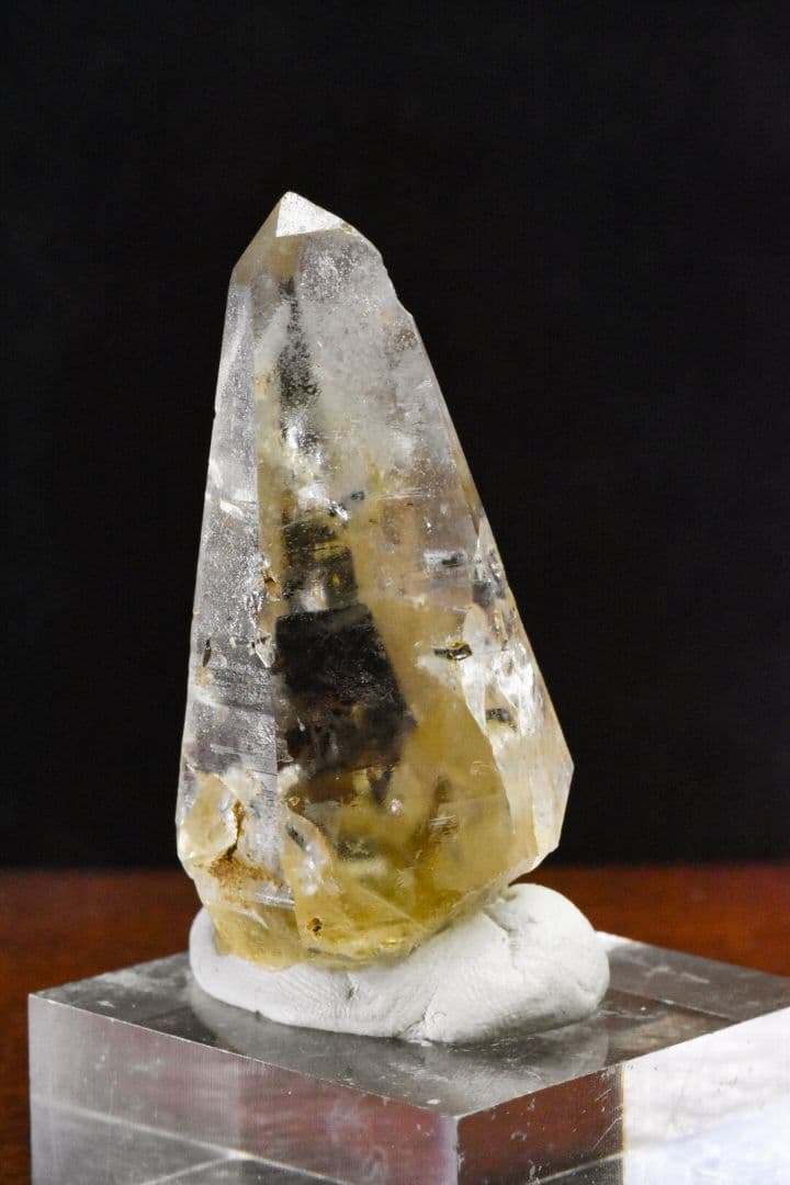 モンドクォーツ ライトスモーキー トルマリンインク ファントム